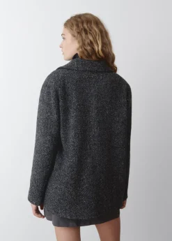 Brownie Spain Abrigo Cruzado Jaspeado-Mujer Abrigos Y Chaquetas