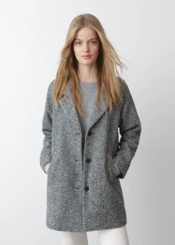 Brownie Spain Abrigo Espiga Largo Medio-Mujer Abrigos Y Chaquetas