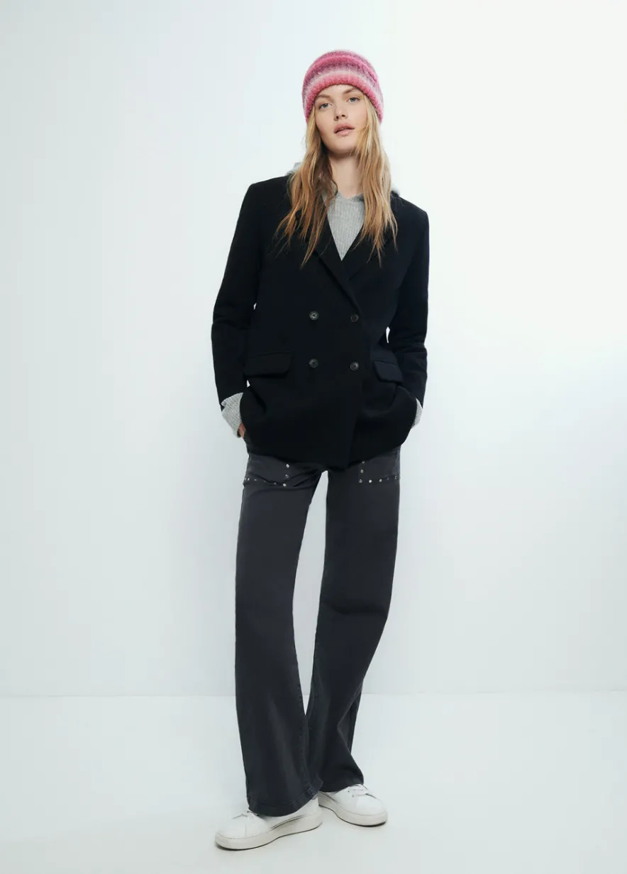 Brownie Spain Abrigo Tipo Americana Pano-Mujer Abrigos Y Chaquetas