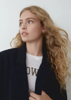 Brownie Spain Americana Oversize Raya Con Lana-Mujer Abrigos Y Chaquetas