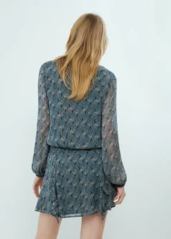 Brownie Spain Blusa Corta Botones Estampado-Mujer Camisas Y Blusas