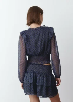 Brownie Spain Blusa Cruzada Volantes-Mujer Camisas Y Blusas