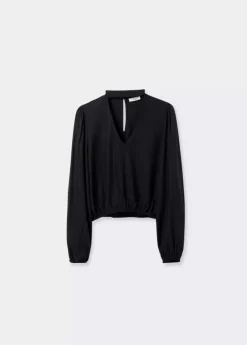 Brownie Spain Blusa Lisa Con Chocker-Mujer Camisas Y Blusas