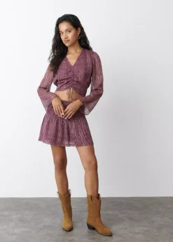 Brownie Spain Blusa Mangas Volumen Lace Up-Mujer Camisas Y Blusas