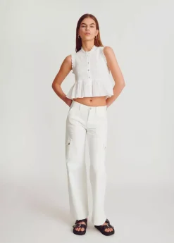 Brownie Spain Blusa Smock Sin Mangas-Mujer Camisas Y Blusas