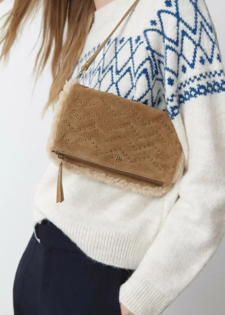 Brownie Spain Bolso Doblefaz Acolchado Tachas Piel-Mujer Bolsos