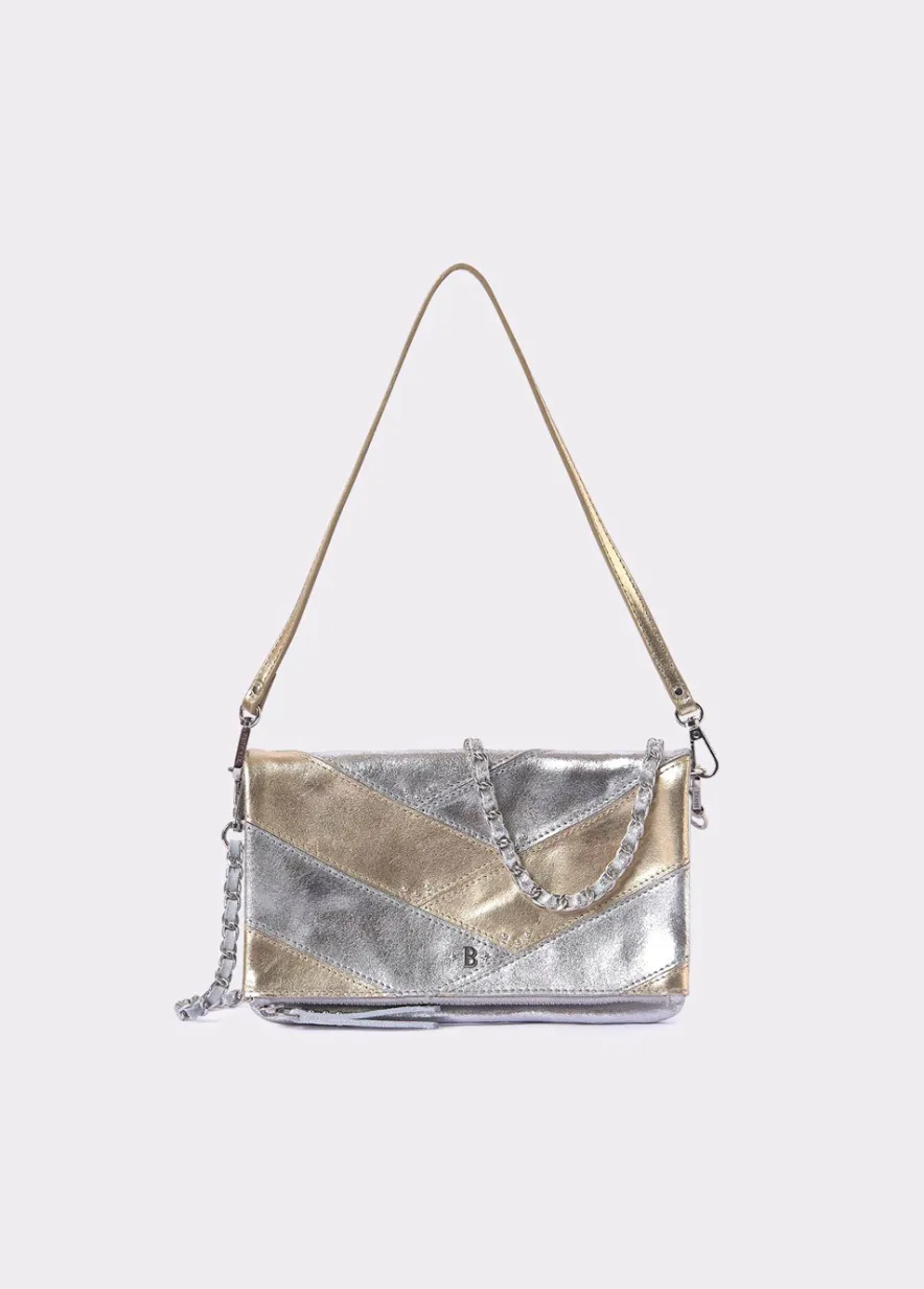 Brownie Spain Bolso Solapa Patchwork Piel-Mujer Bolsos