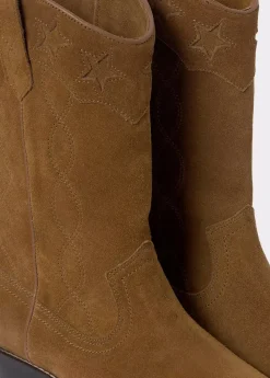 Brownie Spain Bota Cowboy Estrellas Piel-Mujer Zapatos