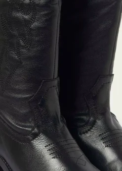 Brownie Spain Bota Cowboy Pespuntes-Mujer Zapatos