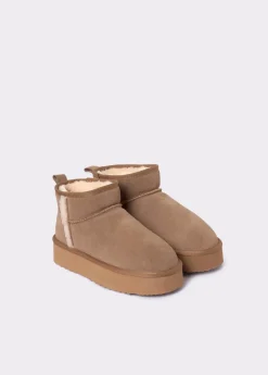 Brownie Spain Botin Plataforma Pelo-Mujer Zapatos