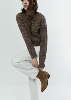 Brownie Spain Botin Tachas Talon Piel-Mujer Zapatos