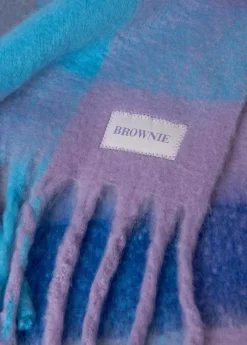 Brownie Spain Bufanda Gruesa Cuadros Flecos-Mujer Otros Accesorios
