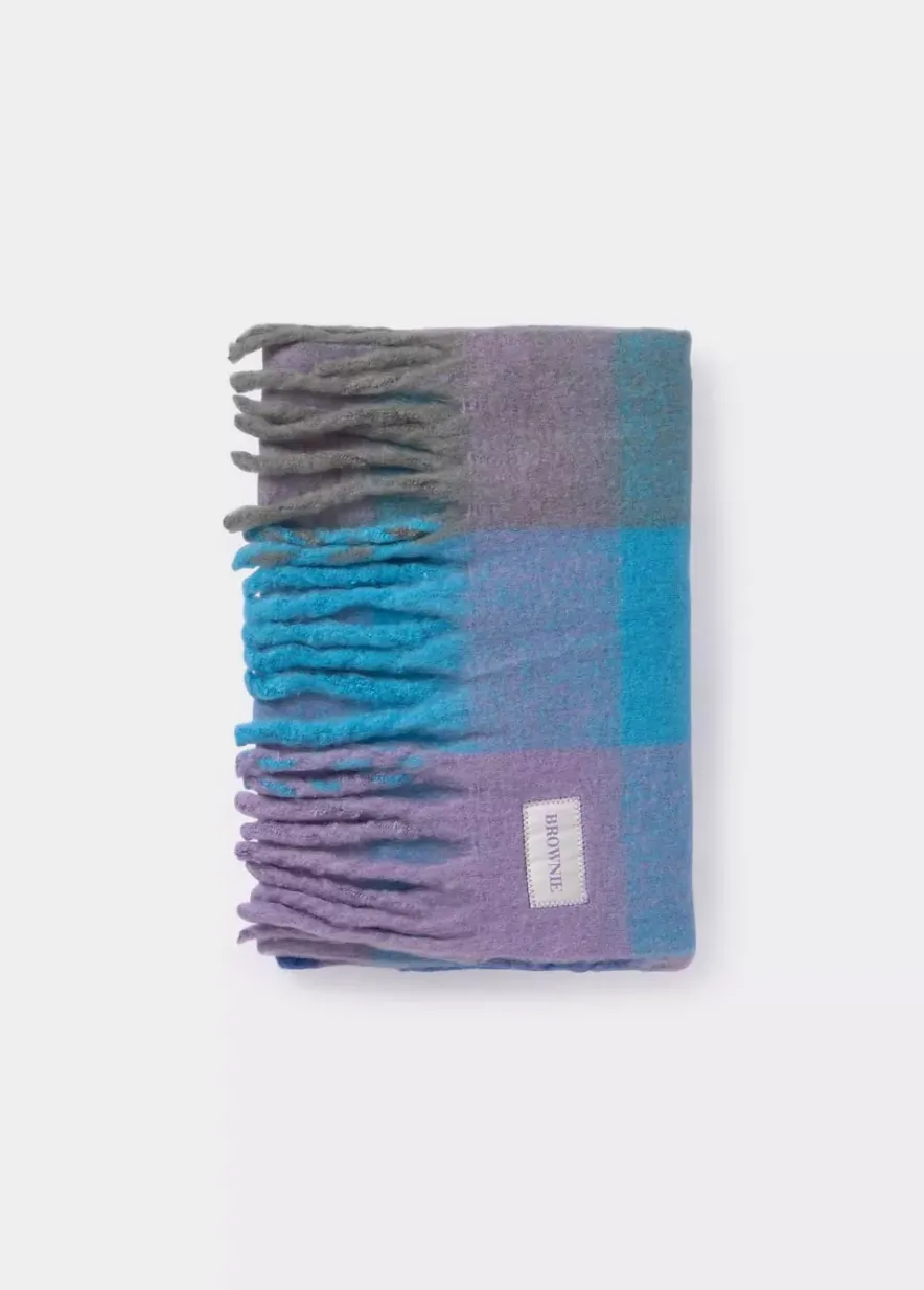 Brownie Spain Bufanda Gruesa Cuadros Flecos-Mujer Otros Accesorios