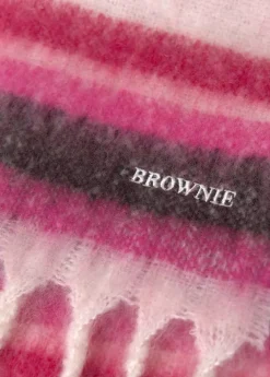 Brownie Spain Bufanda Gruesa Estrecha Rayas Flecos-Mujer Otros Accesorios