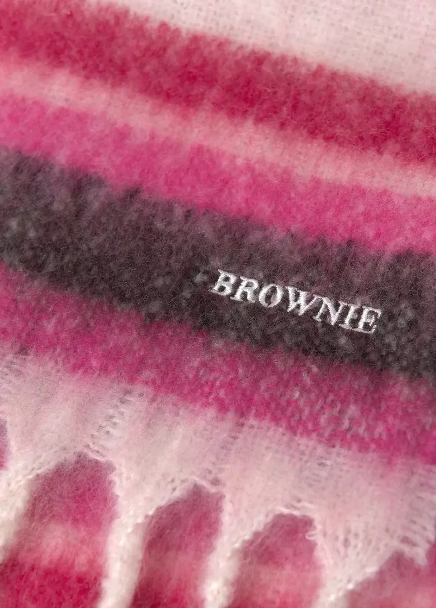 Brownie Spain Bufanda Gruesa Estrecha Rayas Flecos-Mujer Otros Accesorios