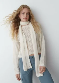 Brownie Spain Bufanda Punto Calado Cruda-Mujer Otros Accesorios