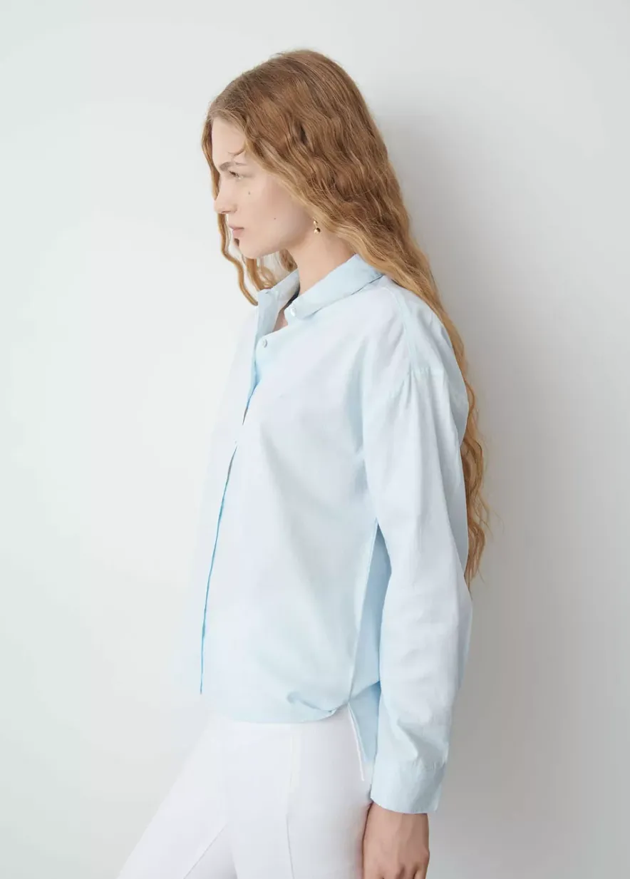Brownie Spain Camisa Basica Celeste-Mujer Camisas Y Blusas