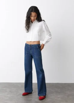 Brownie Spain Camisa Cropped Lisa Bolsillo-Mujer Camisas Y Blusas