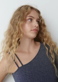 Brownie Spain Camiseta Asimetrica Con Tirantes-Mujer Camisetas