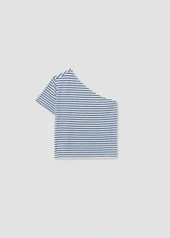 Brownie Spain Camiseta Asimetrica Rayas-Mujer Camisetas