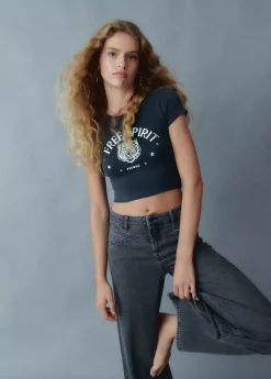 Brownie Spain Camiseta Babyt Print-Mujer Camisetas