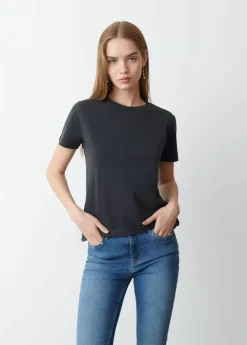 Brownie Spain Camiseta Cuello Redondo Basico-Mujer Camisetas