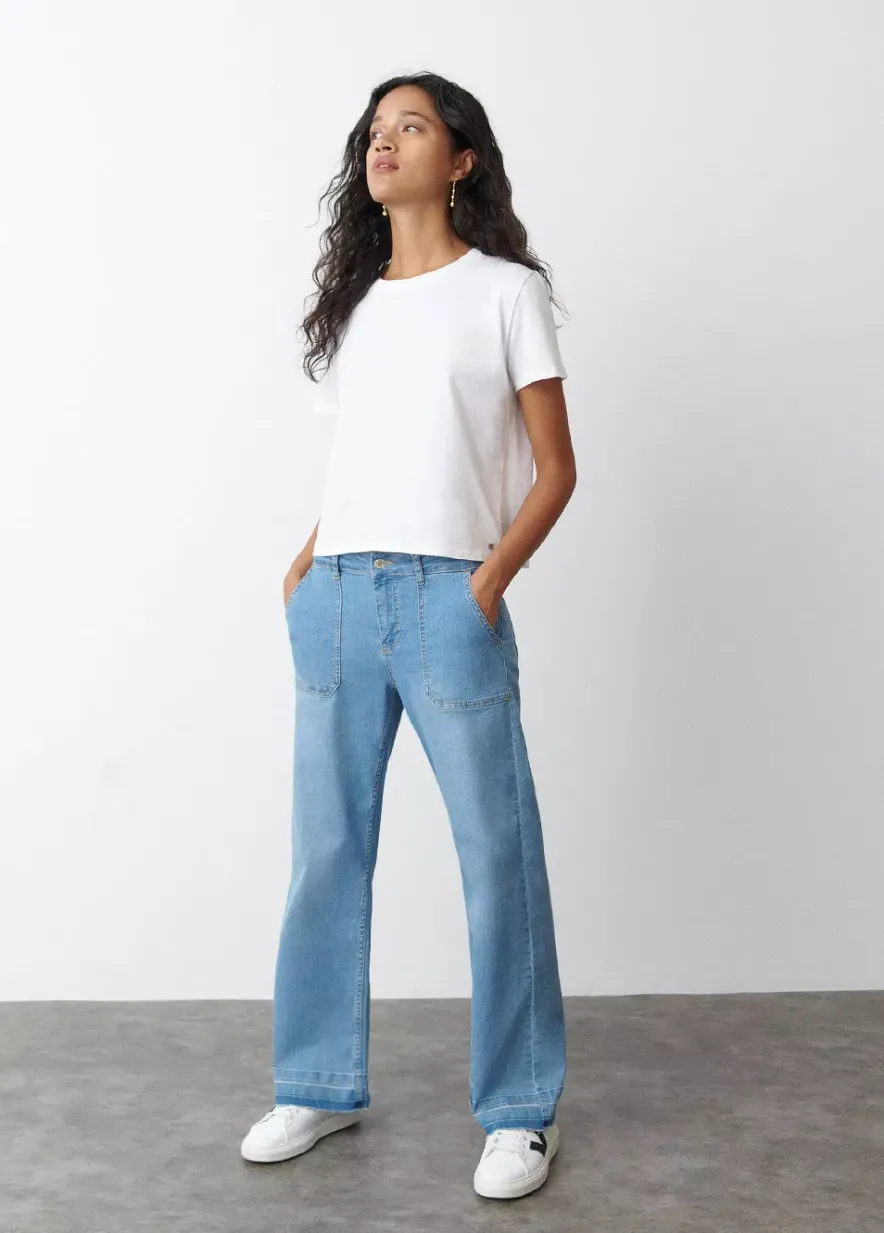 Brownie Spain Camiseta Cuello Redondo Basico-Mujer Camisetas