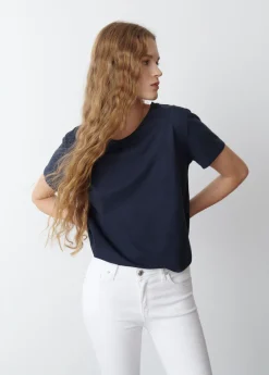 Brownie Spain Camiseta Cuello Redondo Basico-Mujer Camisetas