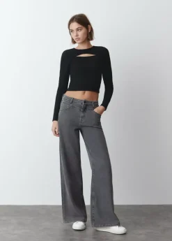 Brownie Spain Camiseta Cut Out Canale Manga Larga-Mujer Camisetas