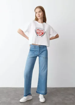 Brownie Spain Camiseta Estampado Corazon-Mujer Camisetas