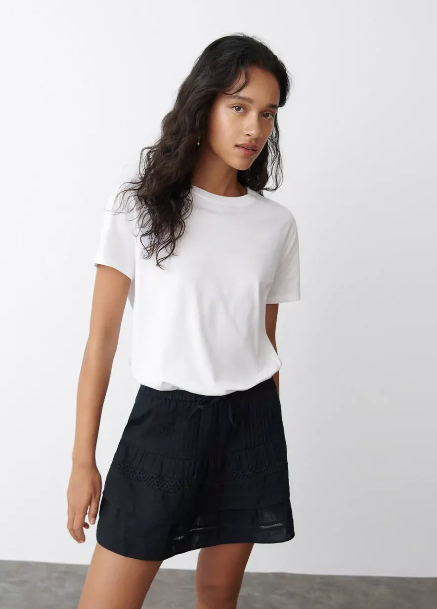 Brownie Spain Camiseta Fous Manga Corta Basica-Mujer Camisetas