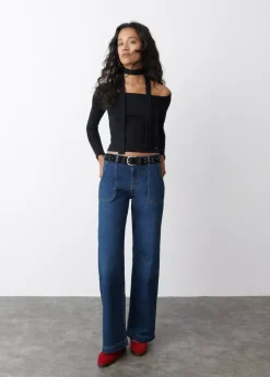 Brownie Spain Camiseta Hombros Descubiertos Lazada-Mujer Camisetas