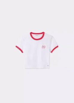 Brownie Spain Camiseta Manga Corta Contraste-Mujer Camisetas