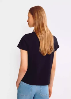 Brownie Spain Camiseta Mar Basica Botones Organica | Compra Camisetas | Otono-Invierno 2021-Mujer Camisetas