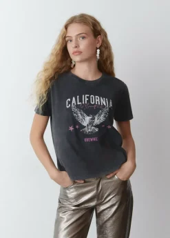 Brownie Spain Camiseta Print Aguila Manga Corta-Mujer Camisetas