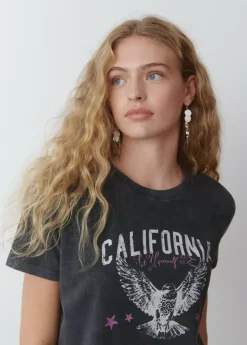 Brownie Spain Camiseta Print Aguila Manga Corta-Mujer Camisetas