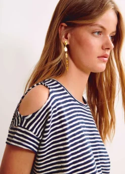 Brownie Spain Camiseta Rayas Apertura-Mujer Camisetas