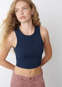 Brownie Spain Camiseta Sin Manga Bordada-Mujer Camisetas