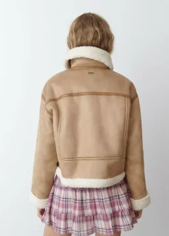 Brownie Spain Cazadora Doblefaz Efecto Piel-Mujer Abrigos Y Chaquetas