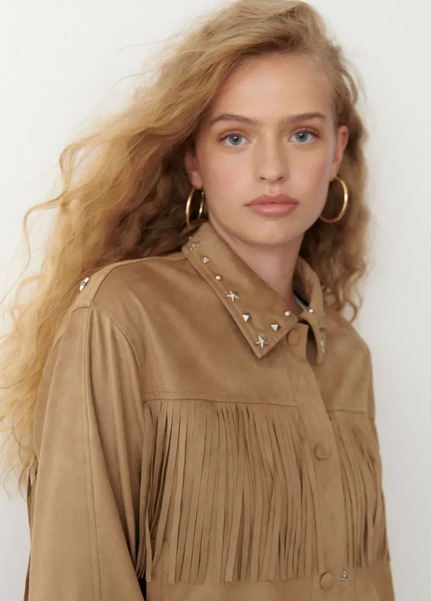 Brownie Spain Cazadora Flecos Y Tachas-Mujer Abrigos Y Chaquetas