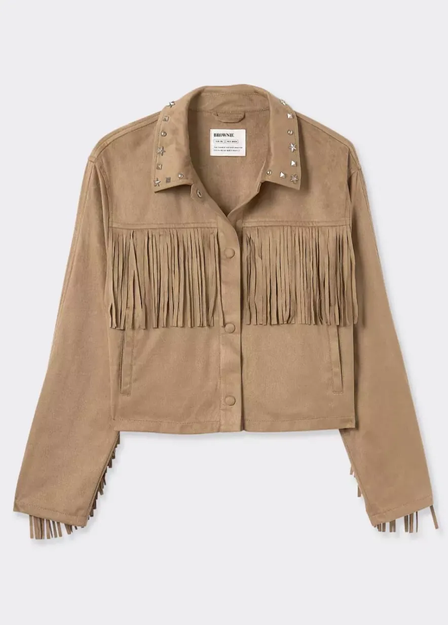 Brownie Spain Cazadora Flecos Y Tachas-Mujer Abrigos Y Chaquetas