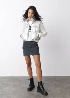 Brownie Spain Chaleco Acolchado Vinilado-Mujer Abrigos Y Chaquetas