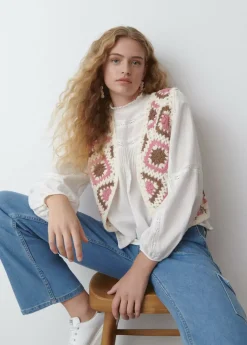 Brownie Spain Chaleco Crochet-Mujer Jerséis