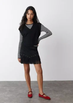 Brownie Spain Chaleco Cuello Pico-Mujer Jerséis