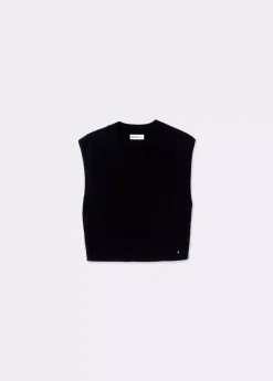 Brownie Spain Chaleco Cuello Pico-Mujer Jerséis