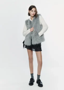 Brownie Spain Chaleco Efecto Pelo-Mujer Abrigos Y Chaquetas