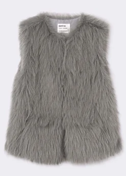 Brownie Spain Chaleco Efecto Pelo-Mujer Abrigos Y Chaquetas