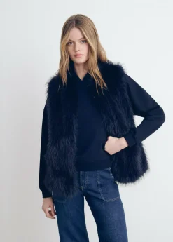 Brownie Spain Chaleco Efecto Pelo-Mujer Abrigos Y Chaquetas