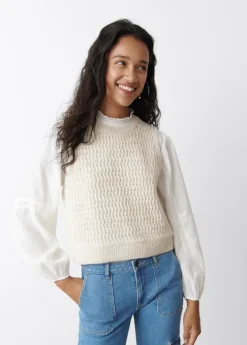 Brownie Spain Chaleco Punto Jacquard-Mujer Jerséis