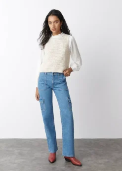 Brownie Spain Chaleco Punto Jacquard-Mujer Jerséis